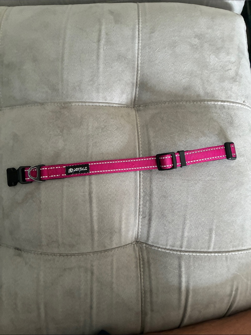 Pink Adjustable dog Collar size small